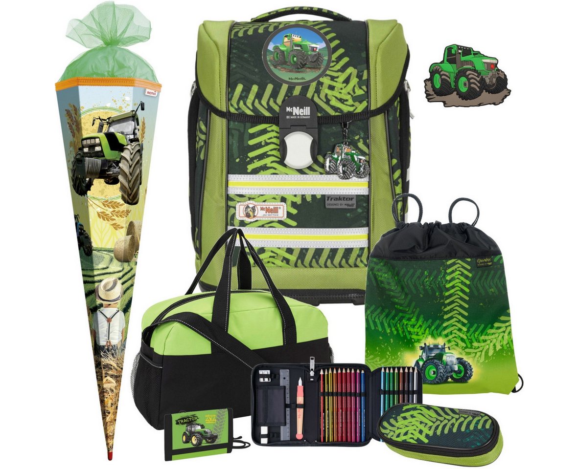 McNeill Schulranzen 1.Klasse Jungen Primero McLight (Set, 8-tlg) von McNeill