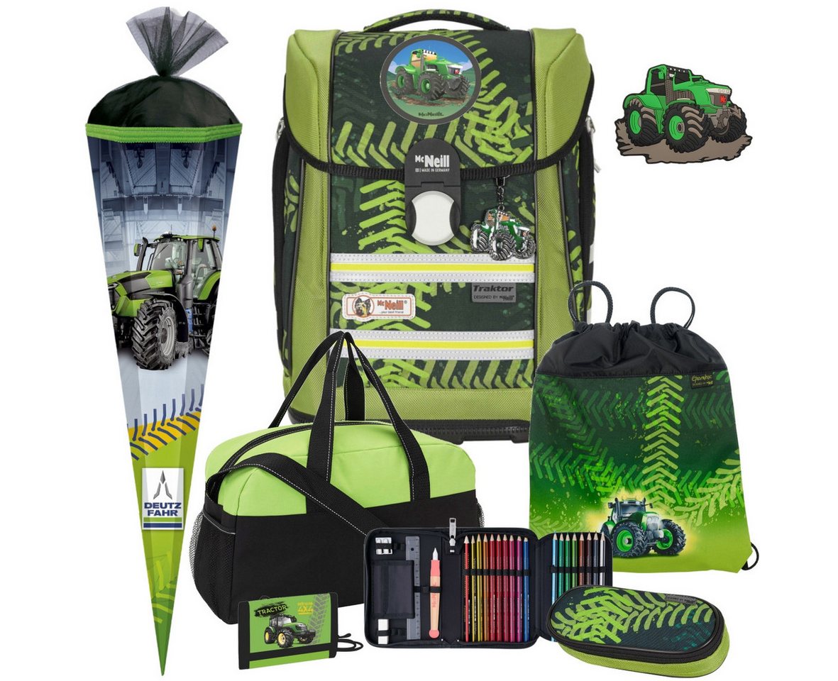 McNeill Schulranzen 1.Klasse Jungen Primero McLight (Set, 8-tlg) von McNeill