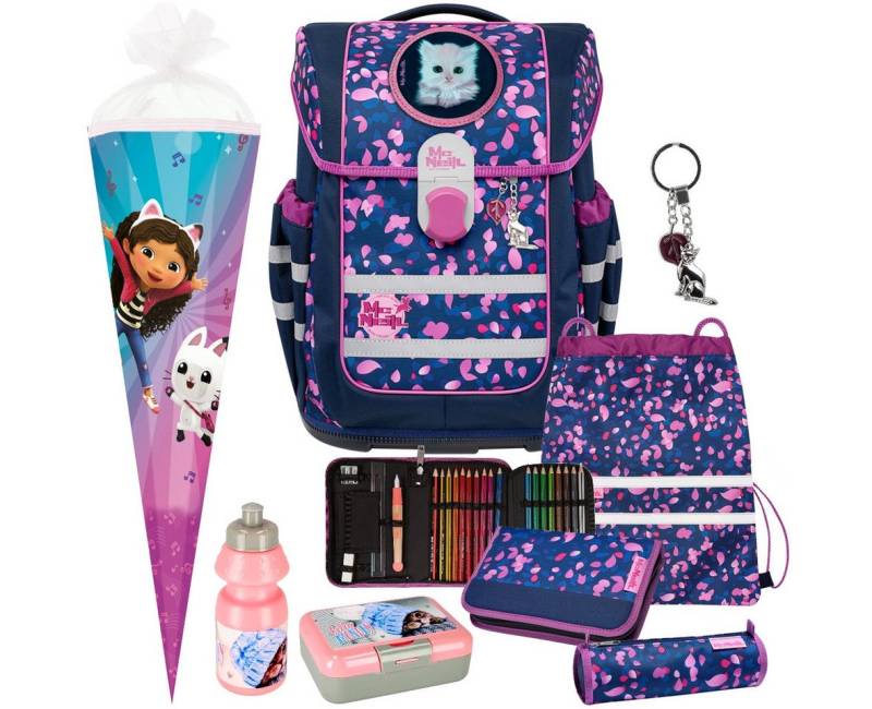 McNeill Schulranzen 1.Klasse Mädchen Compacto in verschiedenen Sets (8-tlg) von McNeill