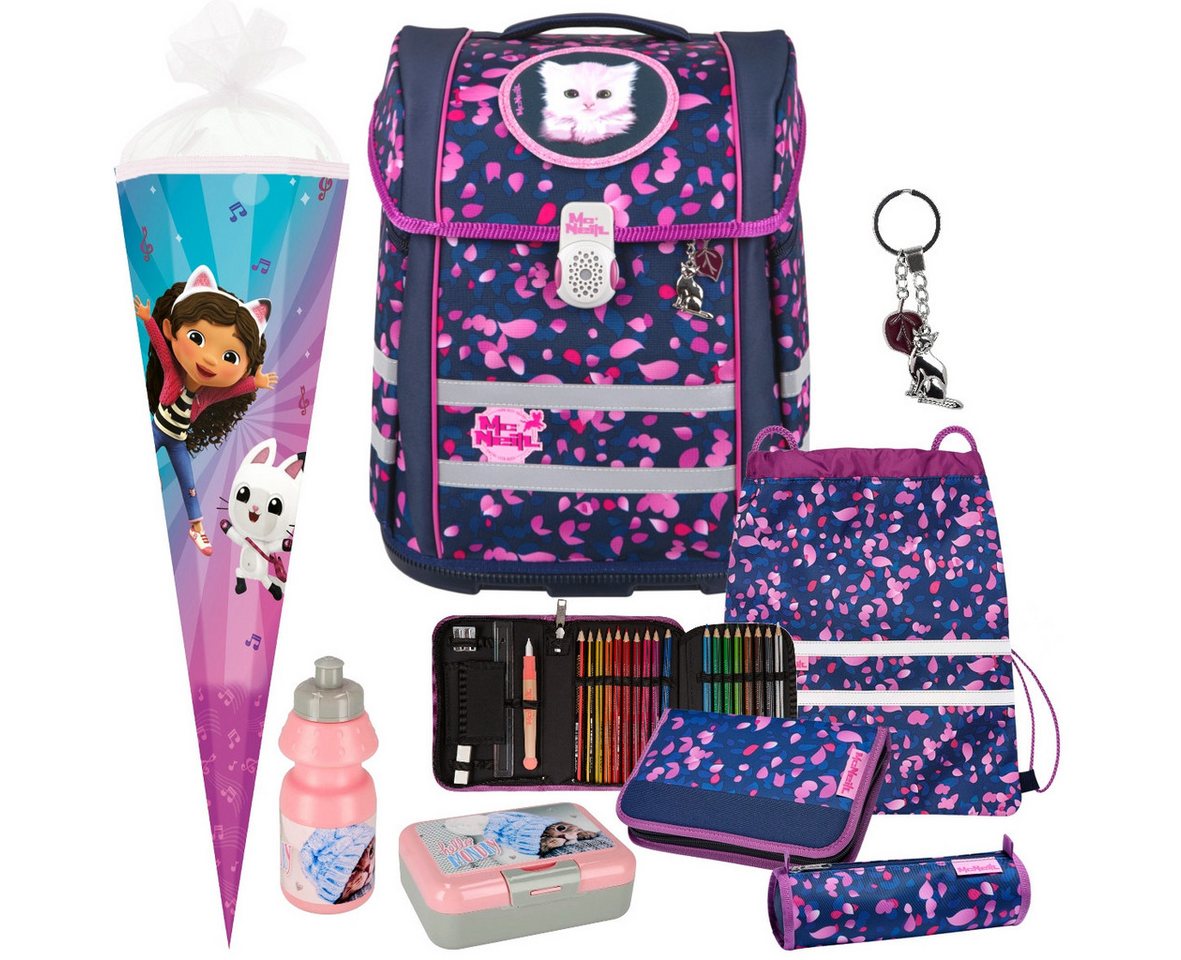 McNeill Schulranzen 1.Klasse Mädchen Perfecto in verschiedenen Sets (8-tlg) von McNeill