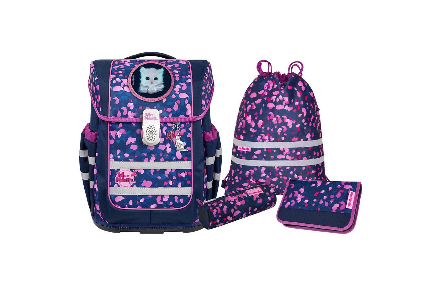 McNeill Schulranzen Ergo Compacto (5-tlg), Polyester von McNeill