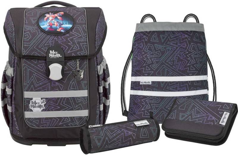 McNeill Schulranzen Schulranzen-Set ERGO COMPLETE 5tlg. TRON von McNeill