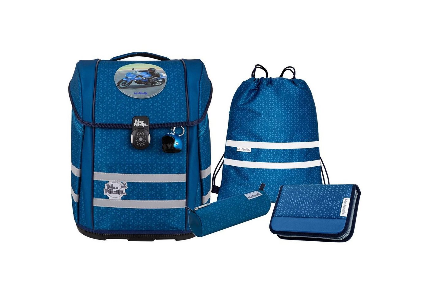 McNeill Schulranzen Schulranzen-Set PERFECTO 5tlg. TETRA von McNeill
