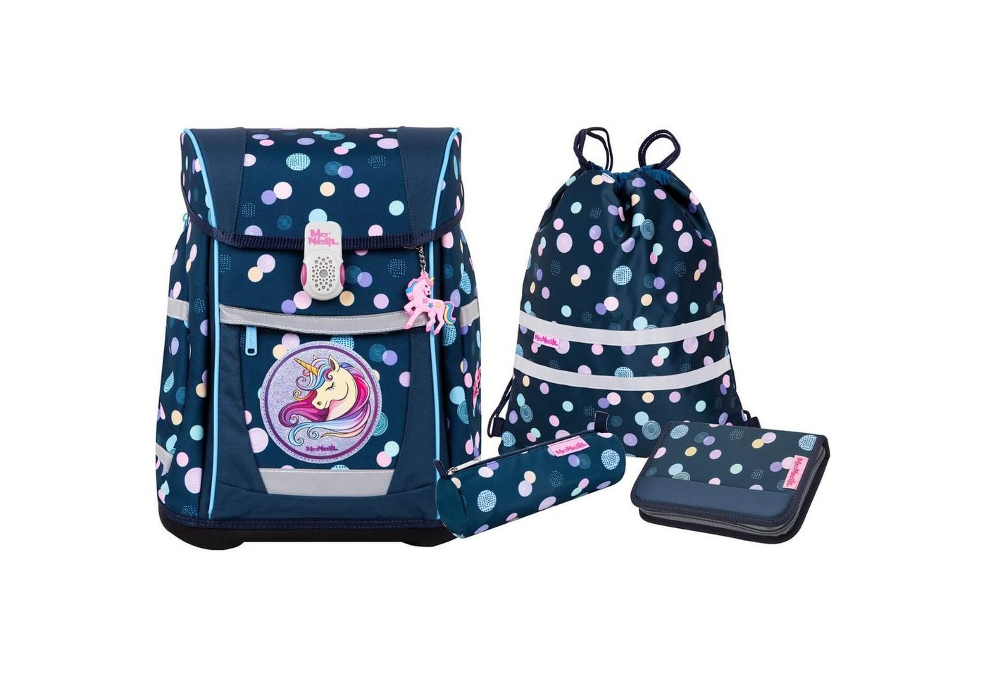 McNeill Schulranzen Schulranzen-Set TENERO 5tlg. POLLY von McNeill