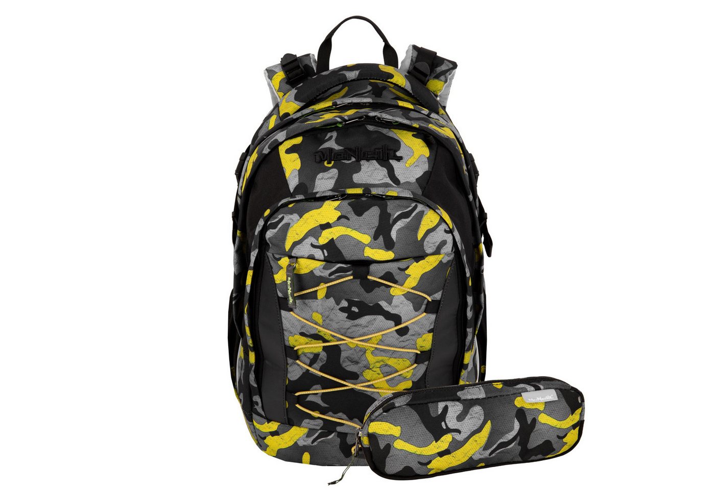 McNeill Schulranzen Schulrucksack LUCA Cover 2-teilig (2-teilig), ergonomisch, ClickFlex Höhenverstellung, Reflektoren von McNeill