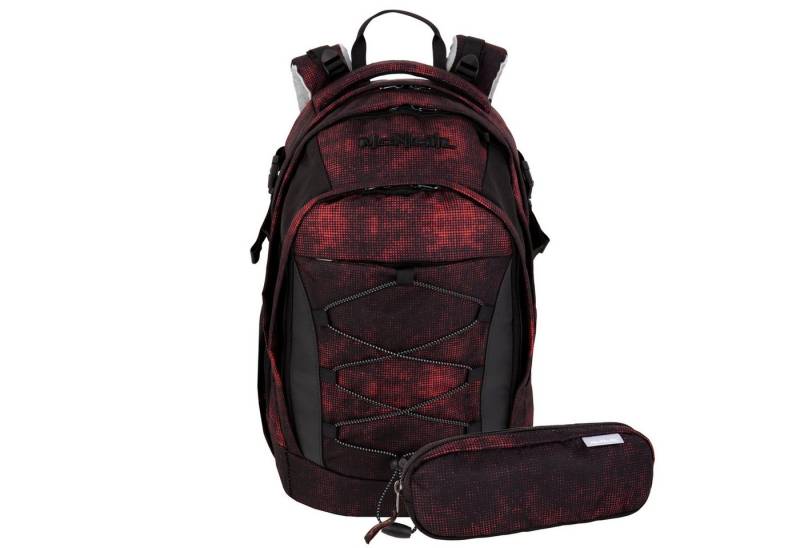 McNeill Schulranzen Schulrucksack LUCA Shadow 2-teilig (2-teilig), ergonomisch, ClickFlex Höhenverstellung, Reflektoren von McNeill