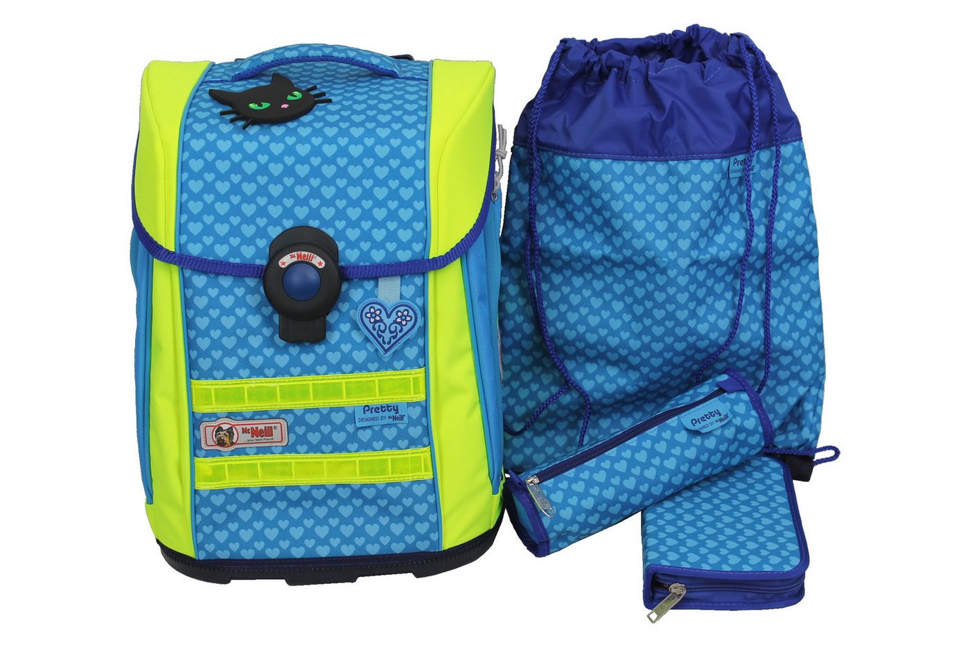 McNeill Schulranzen Set 4-tlg. Ergo Primero Pretty (9634204000) von McNeill