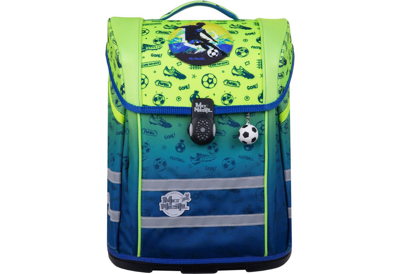 McNeill Schulranzen Set PERFECTO 5tlg. FOOTBALL 2T von McNeill