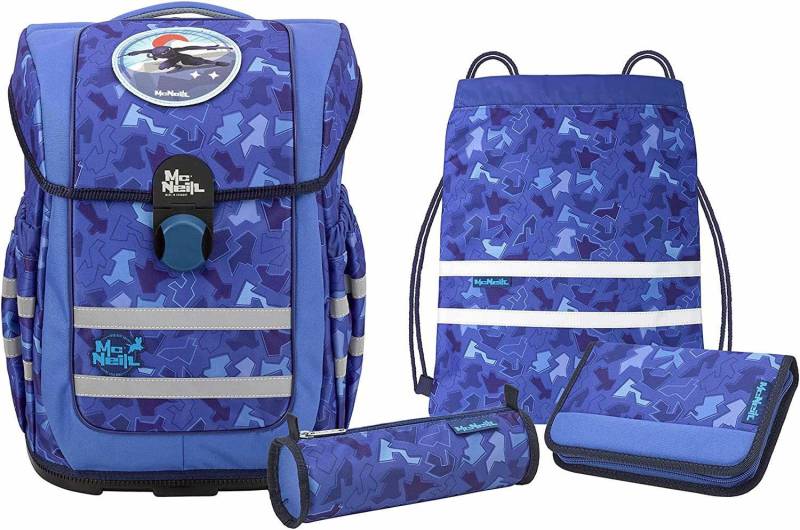 Schulrucksack Set Ergo Complete 5tlg. Puzzle Blau von McNeill