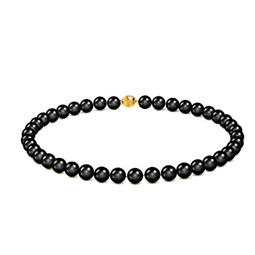 McPearl Original Perlenkette, Perlencollier mit Kugelschließe GG. Top Qualität aus Deutschland. (44, 8.0mm) von McPearl