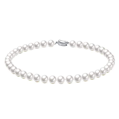 McPearl Original Perlenkette, Perlencollier. Top Qualität aus Deutschland. (50, 8.0mm) von McPearl