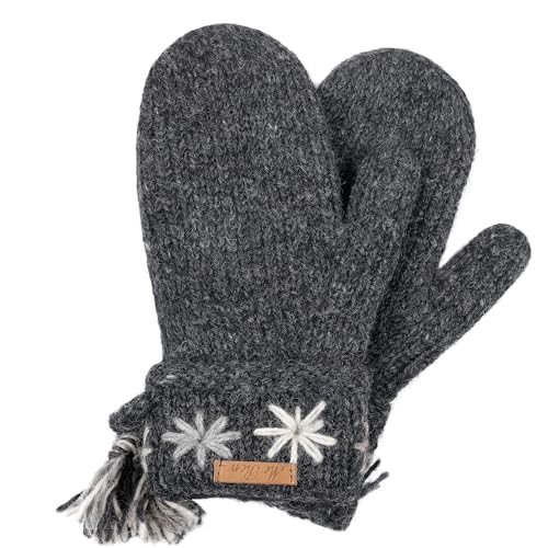 Gestrickte Fäustlinge im Norweger Look "Modell Vannadis" Anthrazit Gestrickte Fäustlinge im Norweger Look "Modell Vannadis" Anthrazit von McRon
