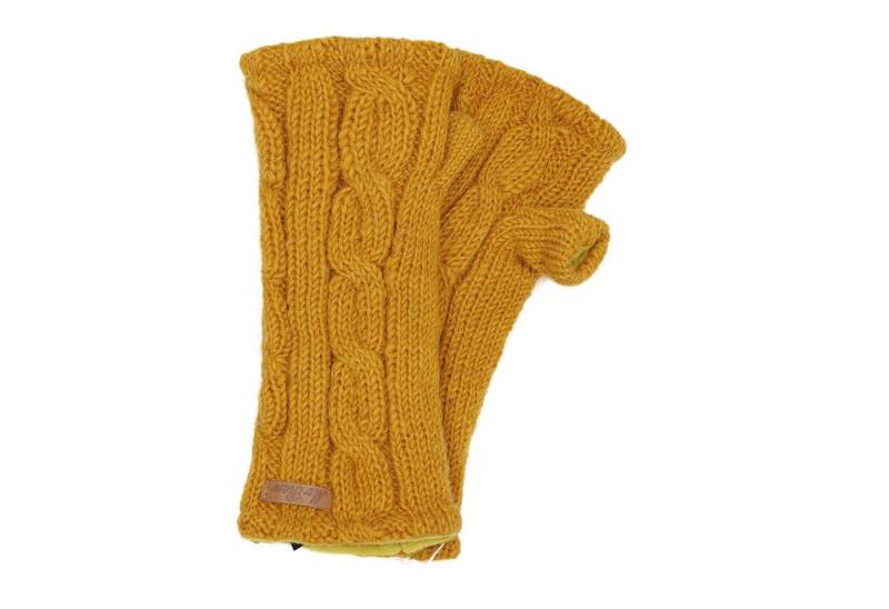 McRon Armstulpen Pulswärmer Modell Emily im Zopfmuster gestrickt, mit hohem Schurwoll-Anteil McRon Armstulpen Pulswärmer Modell Emily im Zopfmuster gestrickt, mit hohem Schurwoll-Anteil von McRon