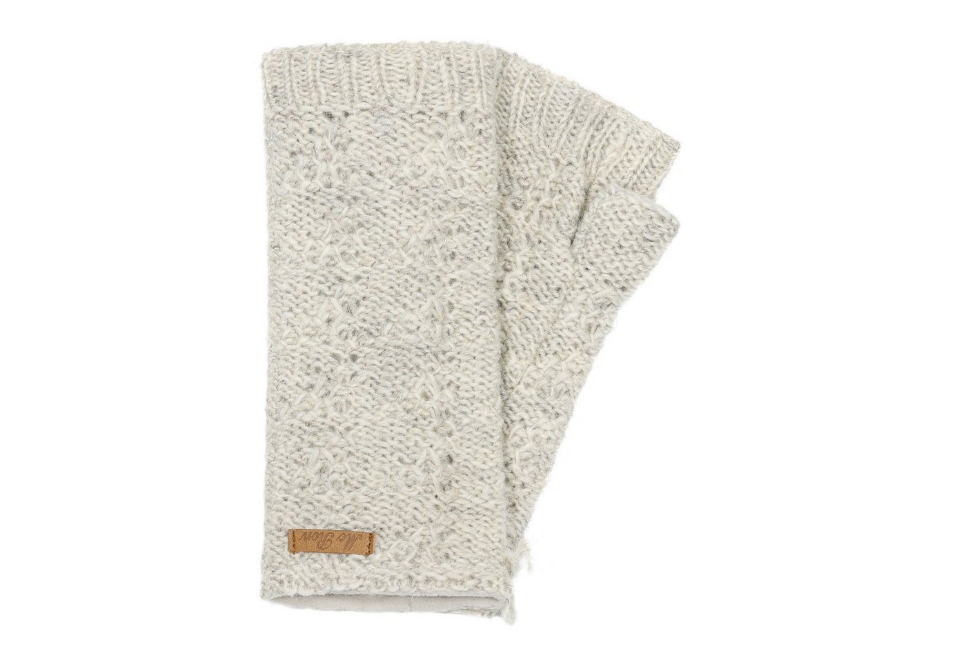 McRon Armstulpen Pulswärmer Modell Lenna gefüttert mit Fleece, hoher Schurwollanteil, mit Daumen von McRon