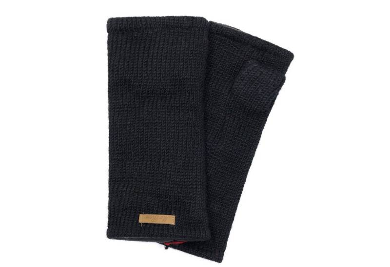 McRon Armstulpen Pulswärmer Modell Reka mit Daumen, mit hohem Schurwoll-Anteil, komplett mit Fleece gefüttert von McRon