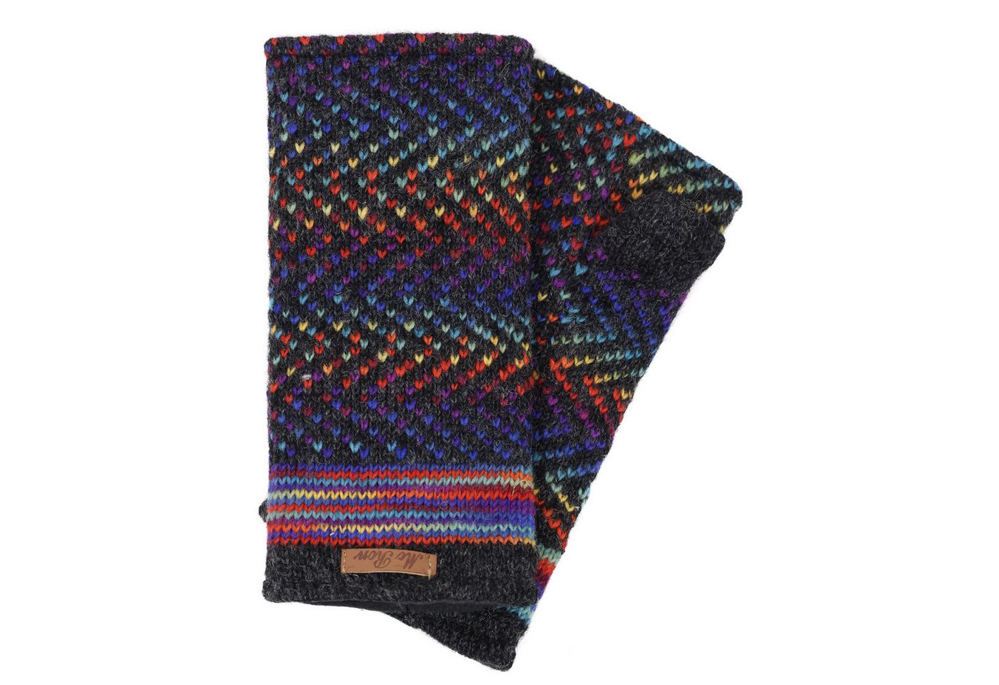 McRon Armstulpen Pulswärmer mit Daumen Modell Idora Regenbogen komplett gefüttert McRon Armstulpen Pulswärmer mit Daumen Modell Idora Regenbogen komplett gefüttert von McRon