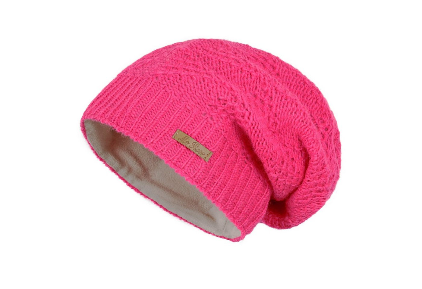 McRon Beanie Wollmütze Modell Lina gefüttert mit Fleece, hoher Schurwollanteil McRon Beanie Wollmütze Modell Lina gefüttert mit Fleece, hoher Schurwollanteil von McRon