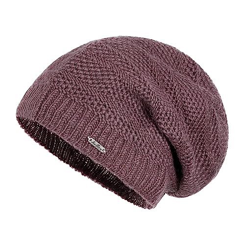 McRon Damen Beanie Merino Wollmütze Modell Laura Rosenholz 4512 von McRon