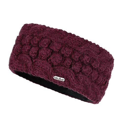 McRon Damen Gestricktes Stirnband Susan Weinrot 1118 von McRon