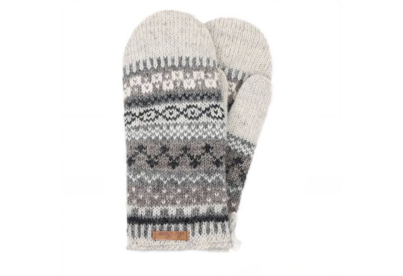 McRon Fäustlinge Gestrickte Fäustlinge im Norweger Design Modell Maggus von McRon