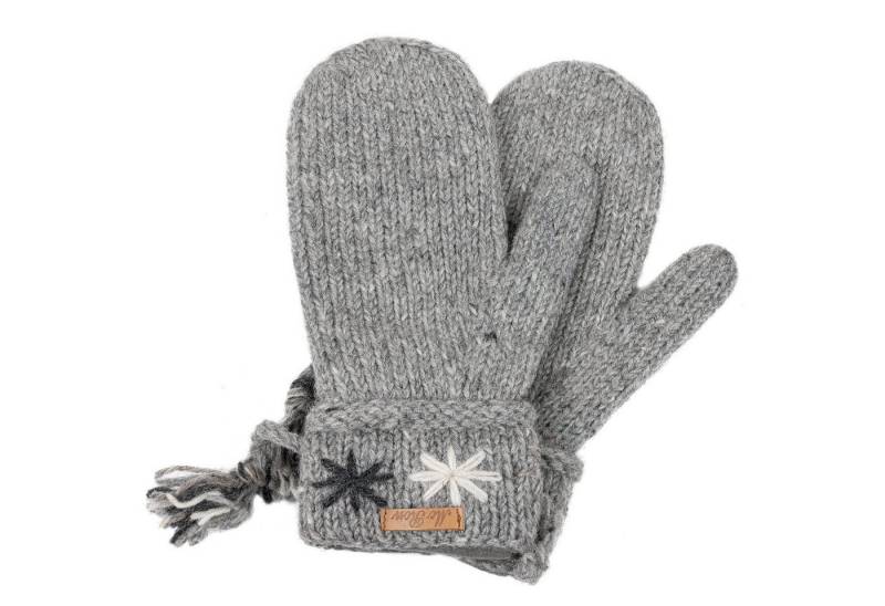 McRon Fäustlinge Gestrickte Fäustlinge im Norweger Look "Modell Vannadis" hoher Schurwollanteil von McRon