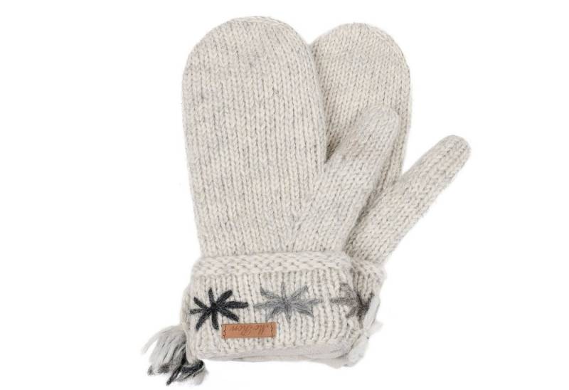 McRon Fäustlinge Gestrickte Fäustlinge im Norweger Look "Modell Vannadis" hoher Schurwollanteil von McRon