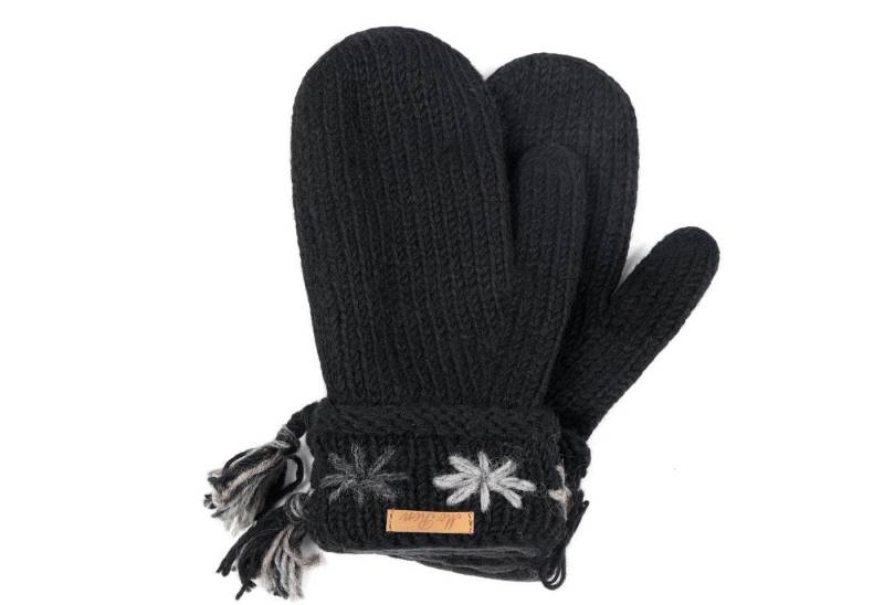 McRon Fäustlinge Gestrickte Fäustlinge im Norweger Look "Modell Vannadis" hoher Schurwollanteil von McRon