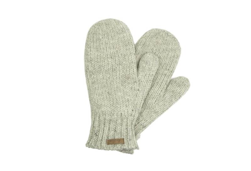 McRon Fäustlinge Gestrickte Fäustlinge in großer Grösse "Modell Valero" hoher Schurwollanteil von McRon