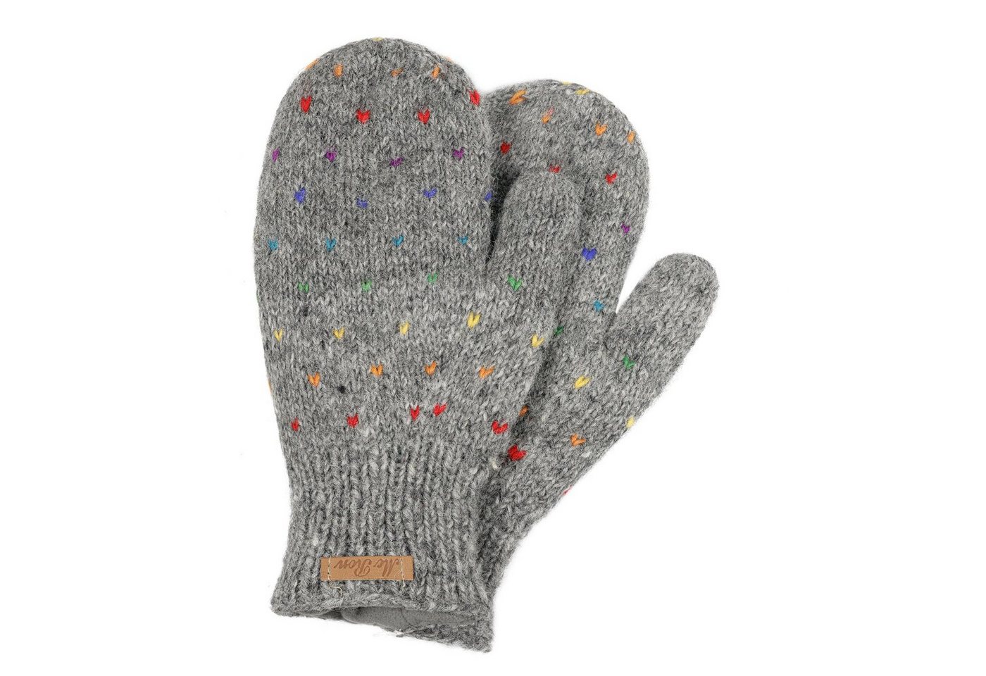 McRon Fäustlinge Modell Nadeen Regenbogen gefüttert mit Fleece, hoher Schurwollanteil McRon Fäustlinge Modell Nadeen Regenbogen gefüttert mit Fleece, hoher Schurwollanteil von McRon
