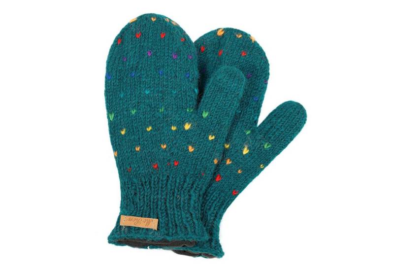 McRon Fäustlinge Modell Nadeen Regenbogen gefüttert mit Fleece, hoher Schurwollanteil McRon Fäustlinge Modell Nadeen Regenbogen gefüttert mit Fleece, hoher Schurwollanteil von McRon