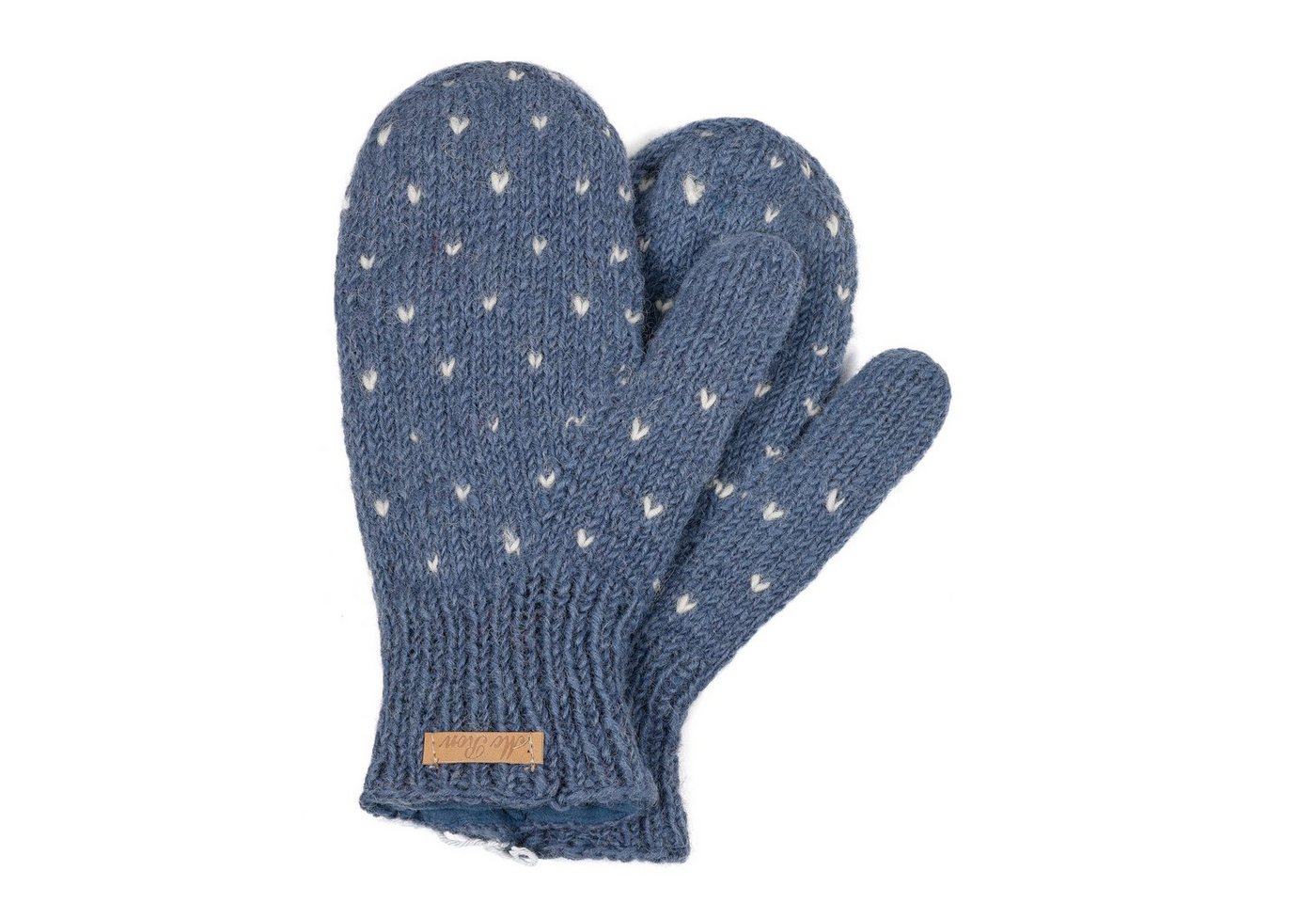 McRon Fäustlinge Modell Nadeen gefüttert mit Fleece, hoher Schurwollanteil von McRon