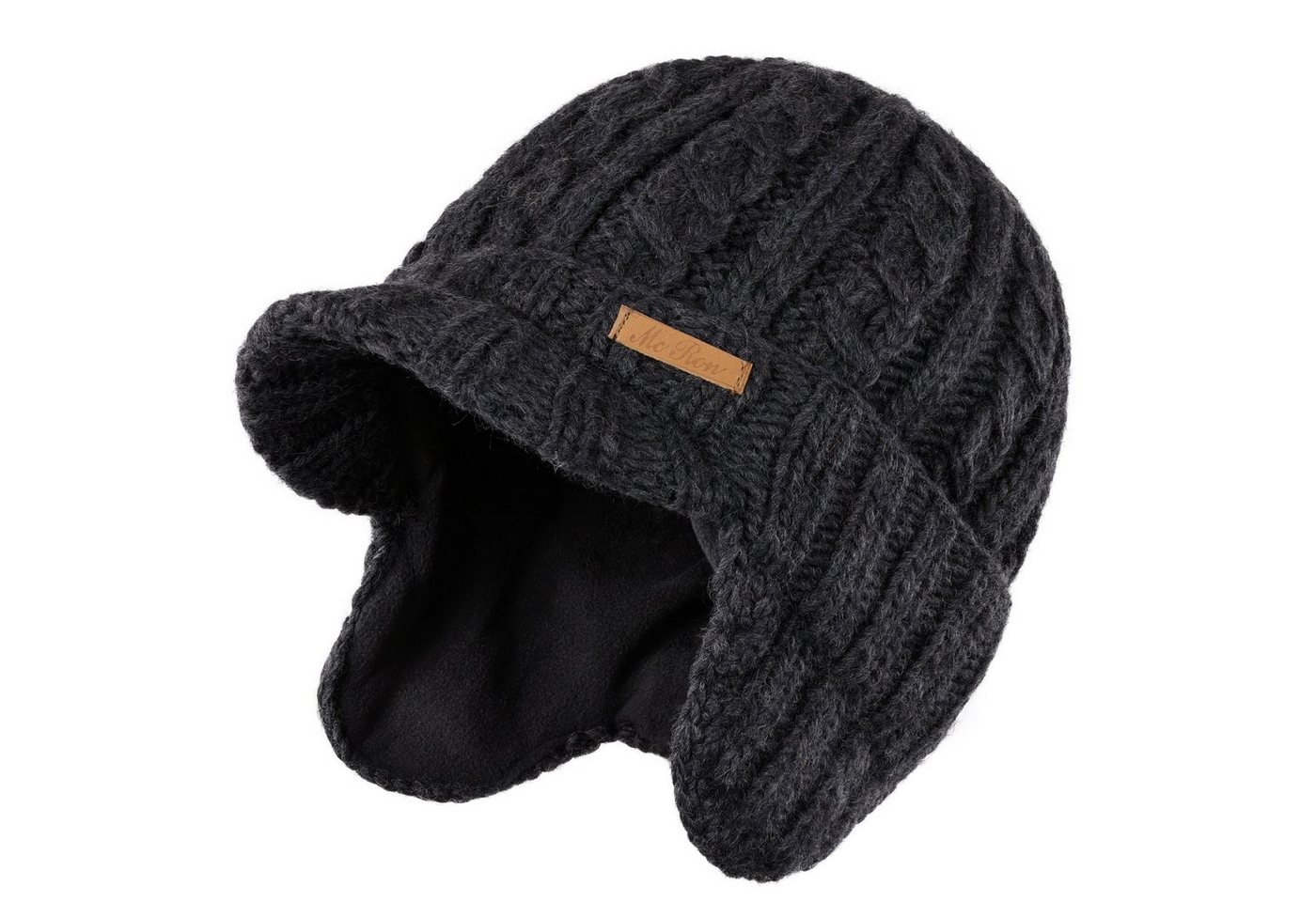 McRon Schirmmütze Wollmütze Modell Josef mit Fleece gefüttert, hoher Schurwollanteil, mit Schirm McRon Schirmmütze Wollmütze Modell Josef mit Fleece gefüttert, hoher Schurwollanteil, mit Schirm von McRon