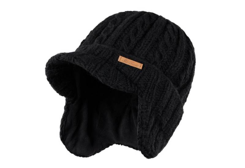 McRon Schirmmütze Wollmütze Modell Josef mit Fleece gefüttert, hoher Schurwollanteil, mit Schirm von McRon