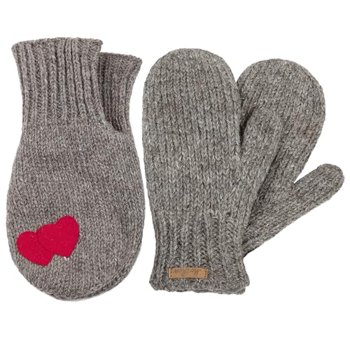 McRon Set Partnerhandschuh Valentina + Fäustlinge Valerie (one size, naturbraun) von McRon