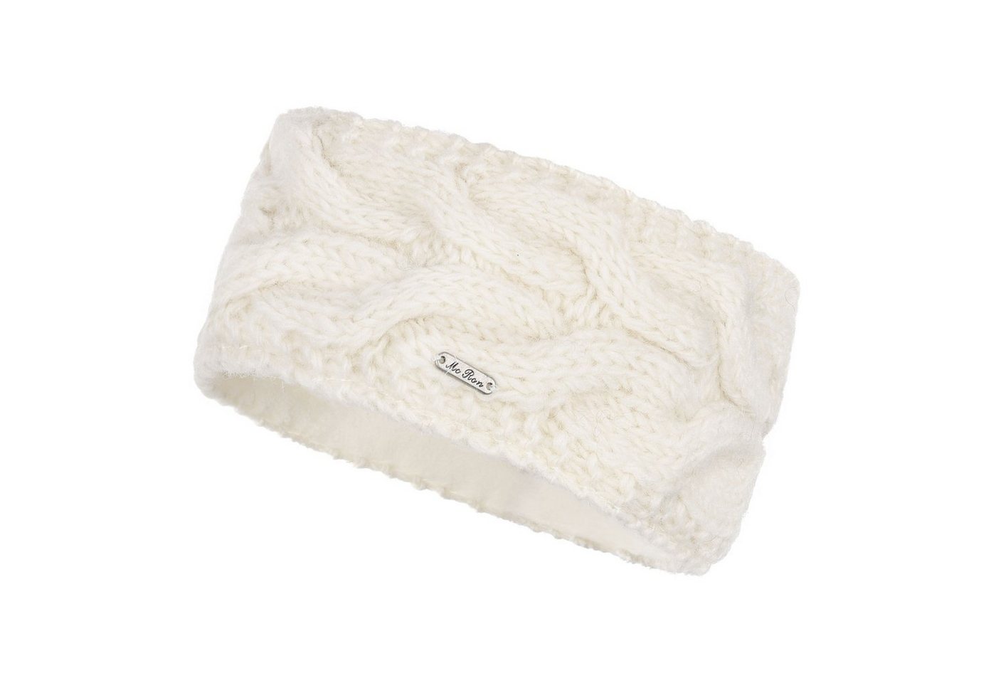 McRon Stirnband Modell Kathrine gefüttert mit Fleece, im Zopfmuster gestrickt McRon Stirnband Modell Kathrine gefüttert mit Fleece, im Zopfmuster gestrickt von McRon