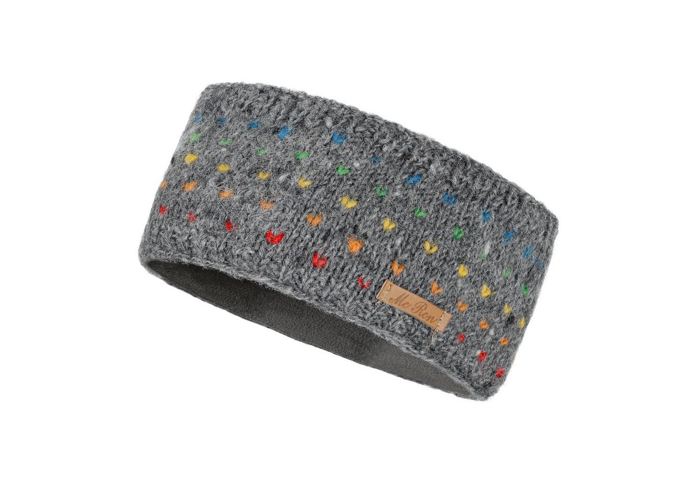 McRon Stirnband Modell Nadja Regenbogen gefüttert mit Fleece, hoher Schurwollanteil McRon Stirnband Modell Nadja Regenbogen gefüttert mit Fleece, hoher Schurwollanteil von McRon