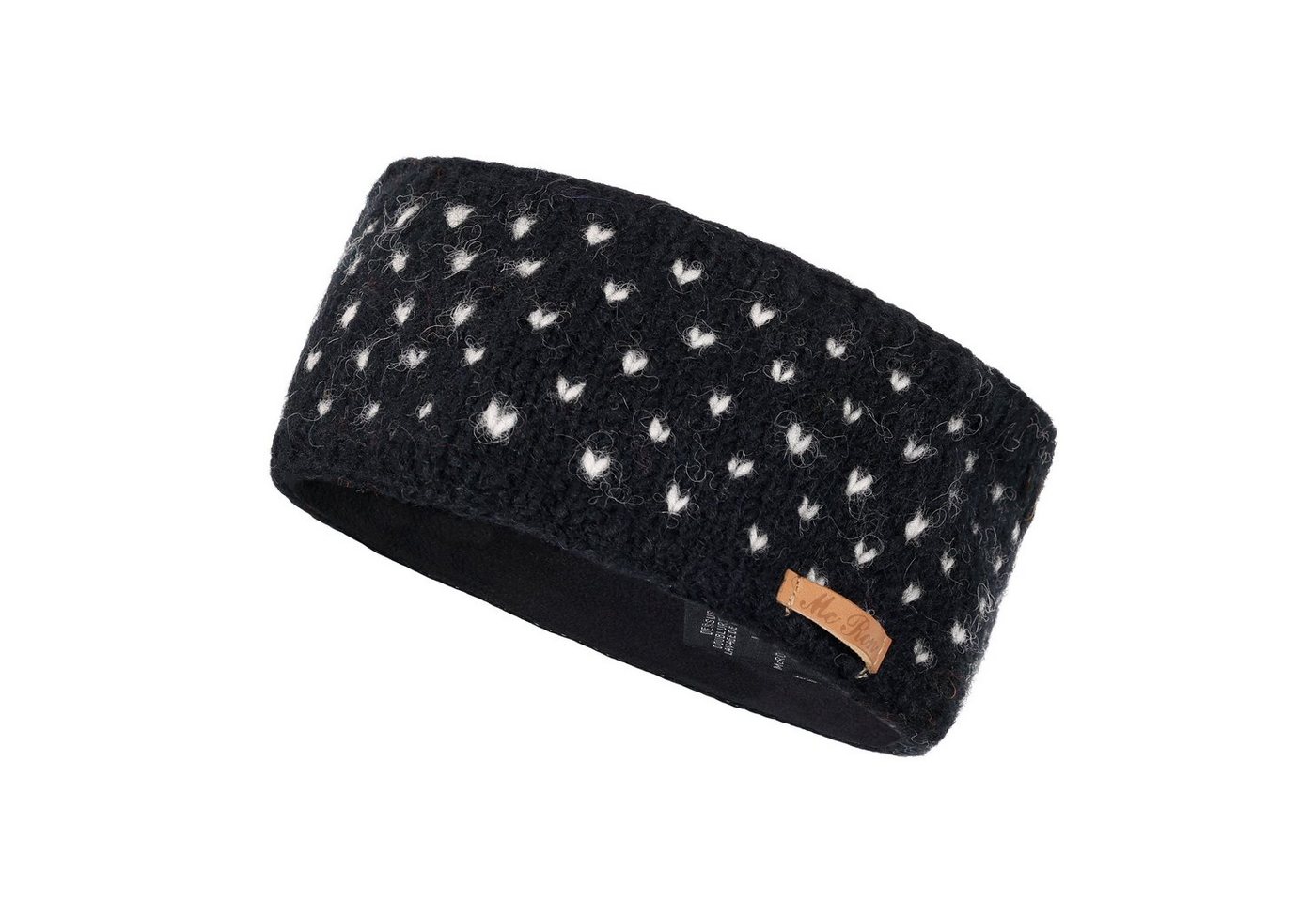 McRon Stirnband Modell Nadja gefüttert mit Fleece, hoher Schurwollanteil von McRon