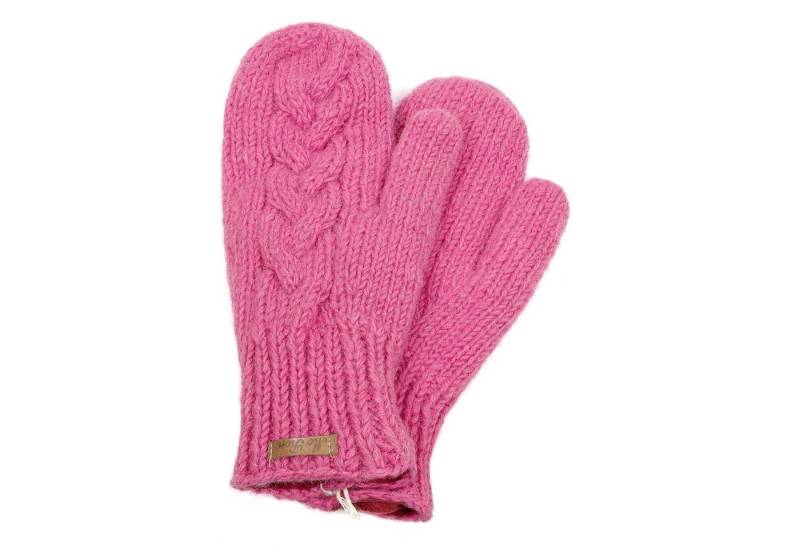 McRon Strickhandschuhe Fäustlinge Modell Clara mit Fleece gefüttert, hoher Schurwollanteil von McRon