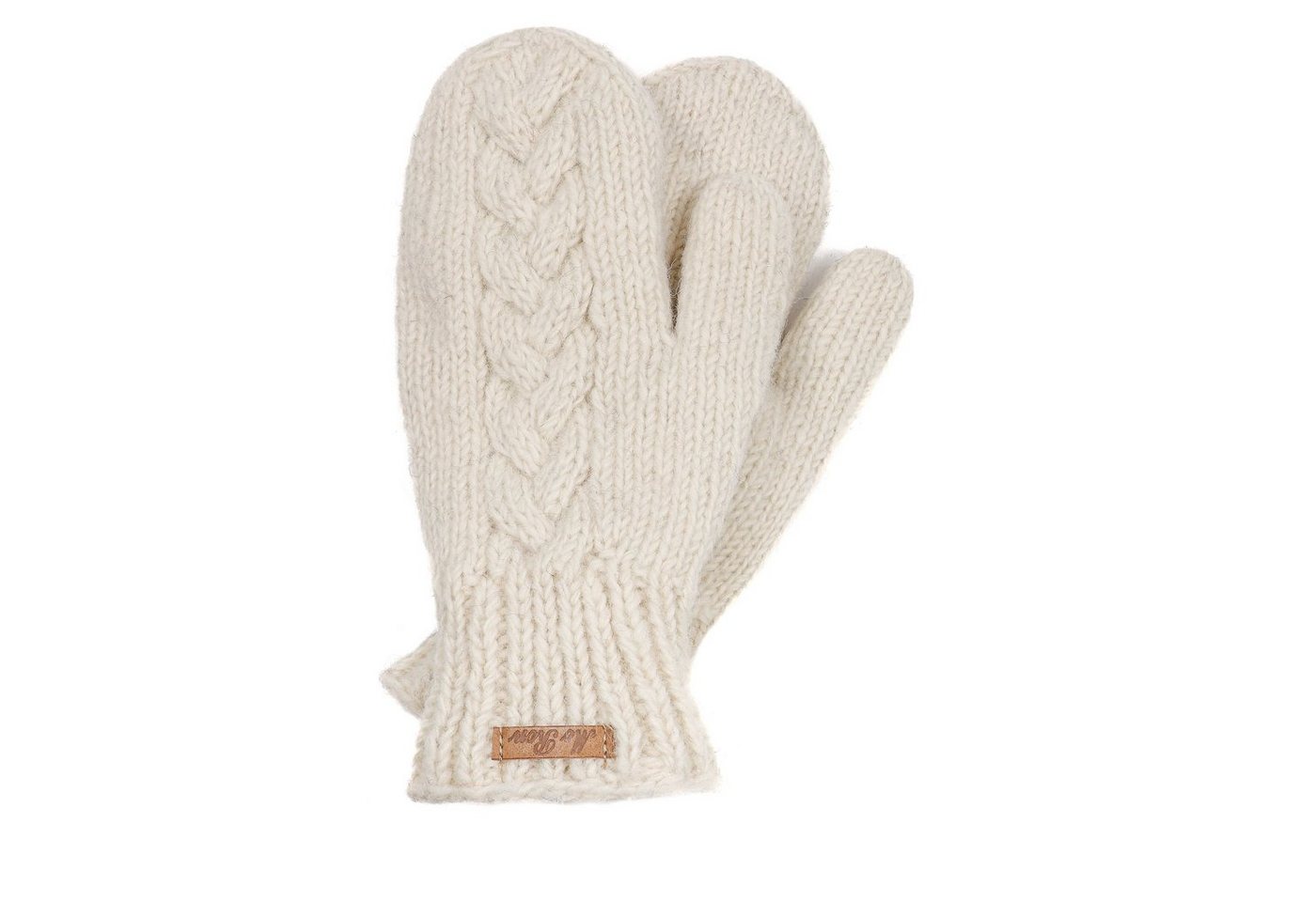 McRon Strickhandschuhe Fäustlinge Modell Clara mit Fleece gefüttert, hoher Schurwollanteil McRon Strickhandschuhe Fäustlinge Modell Clara mit Fleece gefüttert, hoher Schurwollanteil von McRon