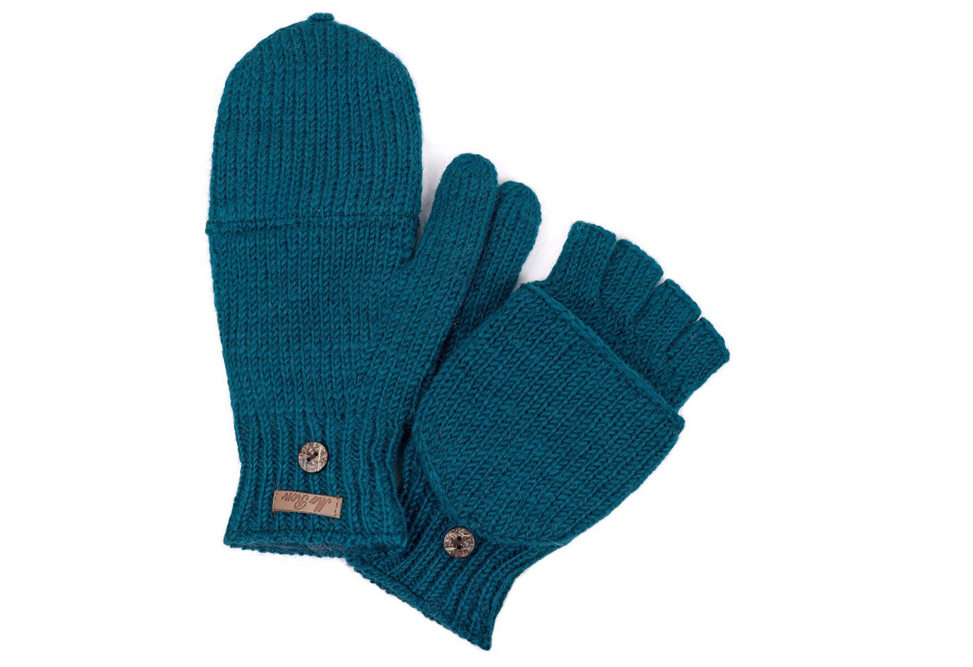 McRon Strickhandschuhe Klapphandschuhe, Klappfingerlinge Modell Vanessa von McRon