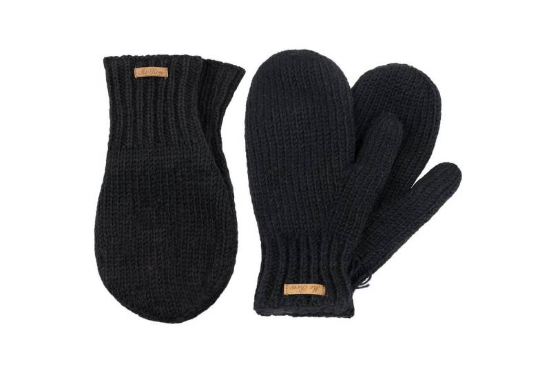 McRon Strickhandschuhe SET aus Pärchenhandschuh Modell Valentin und den passenden Fäustlingen (Set, mit den passenden Fäustlingen) mit Fleecegefüttert, hoher Schurwollanteil von McRon