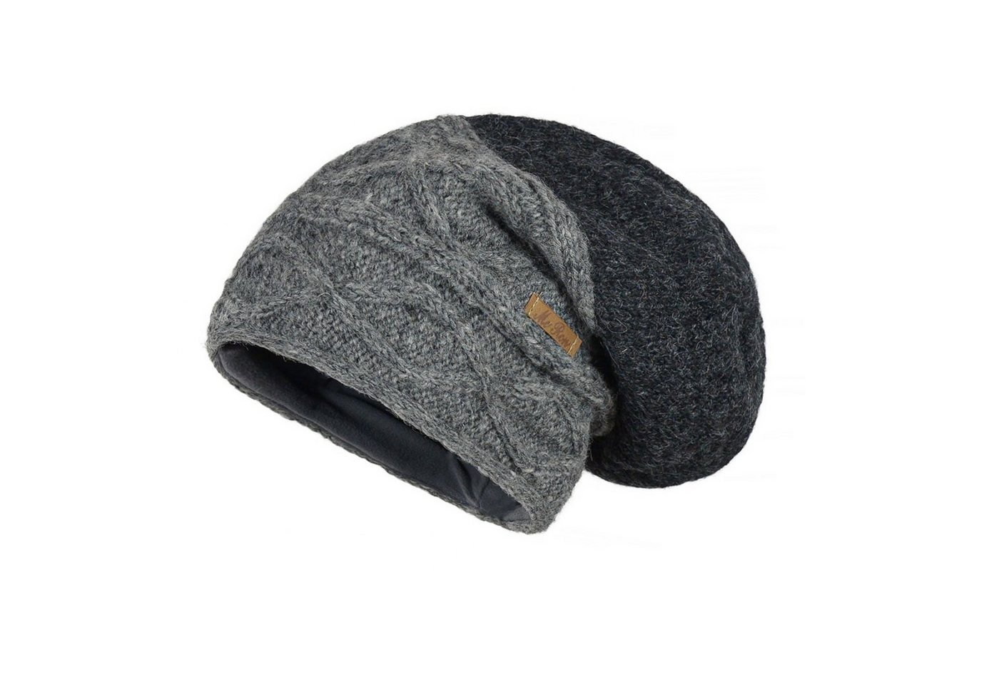 McRon Strickmütze Beanie Strickmütze "Modell Sunny" Hoher Schurwollanteil, komplett gefüttert von McRon