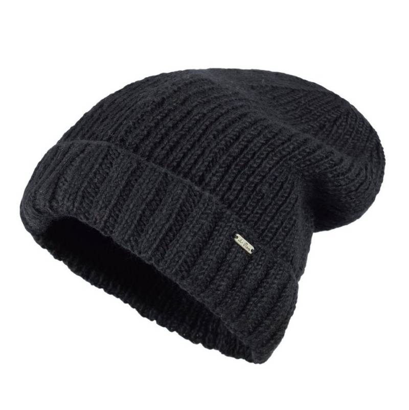 McRon Strickmütze Merino Strickmütze mit Umschlag Modell Vito von McRon