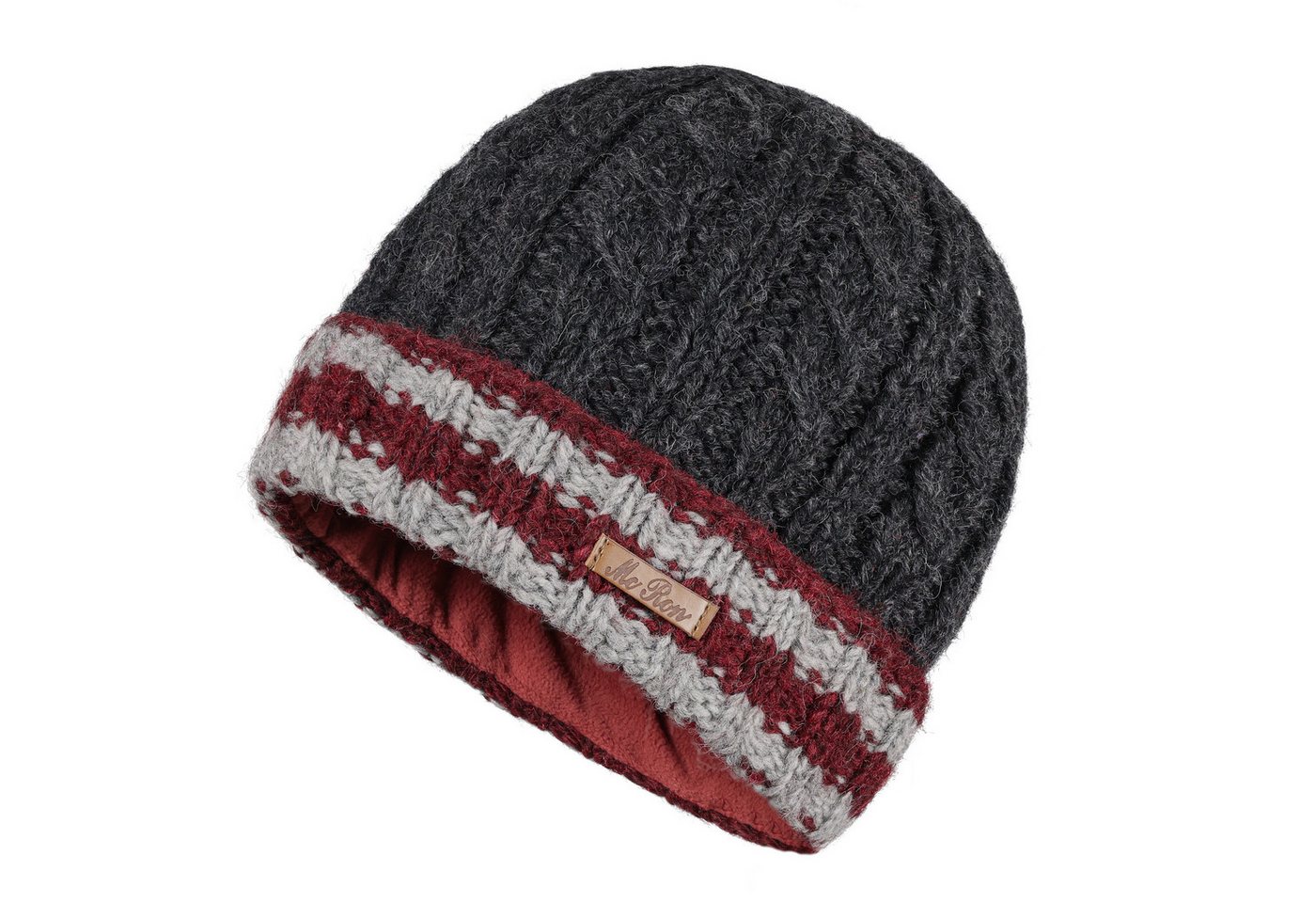 McRon Strickmütze Wollmütze Modell Kisam mit Umschlag McRon Strickmütze Wollmütze Modell Kisam mit Umschlag von McRon