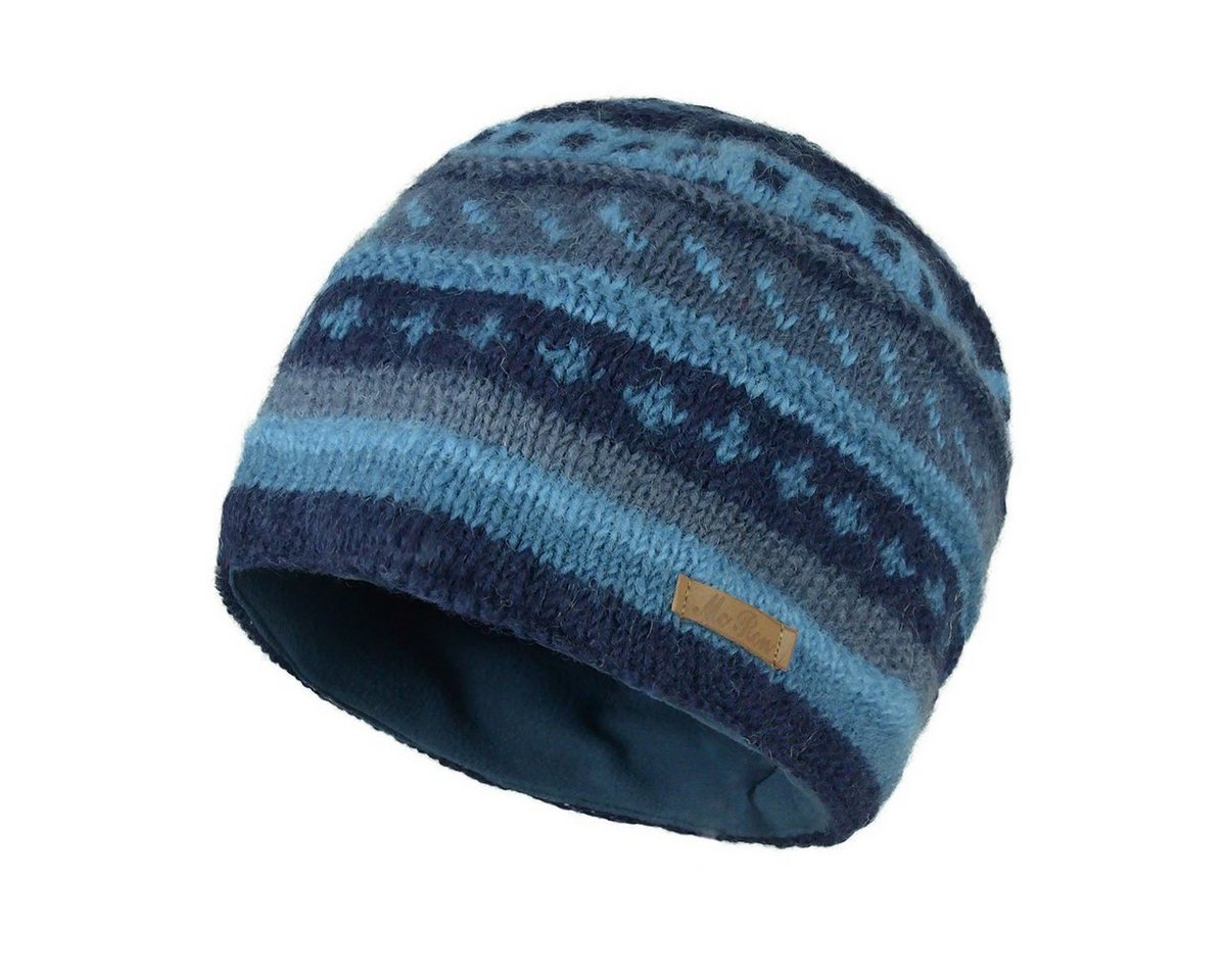 McRon Strickmütze Wollmütze im Norweger Muster "Modell Miles" hoher Schurwollanteil von McRon