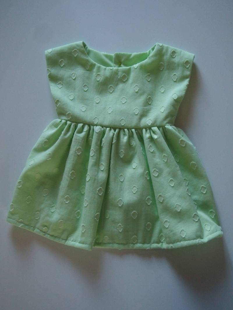 Polka Dot Baby Kleid Hellgrün Neugeborenen Outfit | 0-3 Monate von Mccannmade