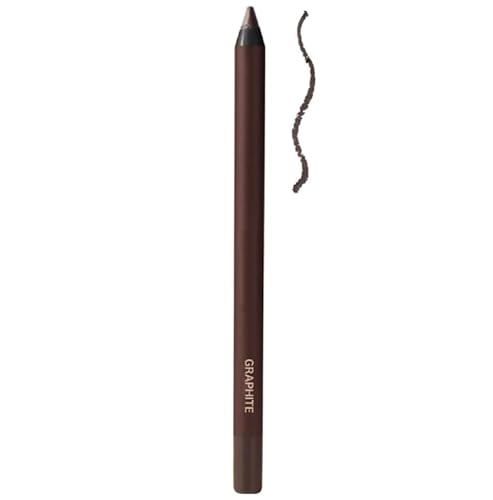 Eyeliner-Stift, 24 Stunden wasserfest, anspitzbarer Eyeliner-Duo, 2-in-1-Eyeliner und Augenbrauenstift, verschmiert nicht, verblasst nicht, ist geschmeidig und leicht zu färben (Graphit) von Mciluyaiio