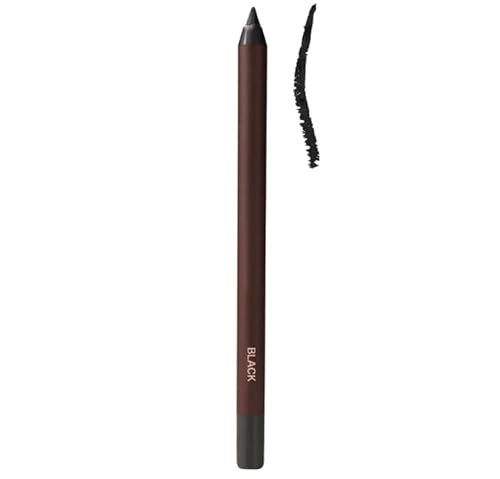 Eyeliner-Stift, 24 Stunden wasserfest, anspitzbarer Eyeliner-Duo, 2-in-1-Eyeliner und Augenbrauenstift, verschmiert nicht, verblasst nicht, ist geschmeidig und leicht zu färben (Schwarz) von Mciluyaiio