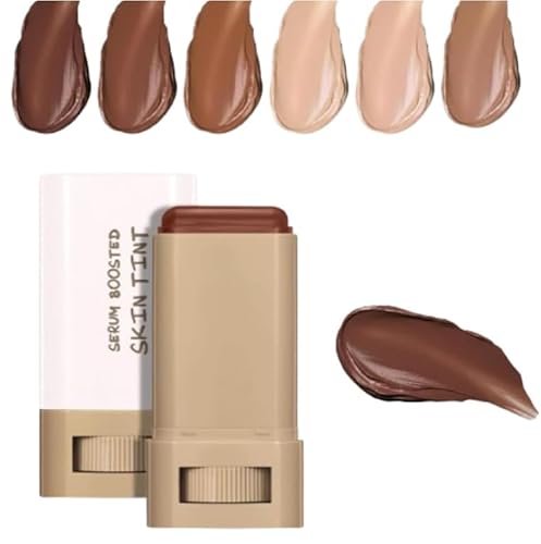 Skween Serum Boosted Hydration Beauty Balm, Beauty Balm Serum Boosted Skin Tint, Foundation-Stick, getönter Feuchtigkeitsserum-Konturstift, Foundation-Stick für Frauen (01#) von Mciluyaiio