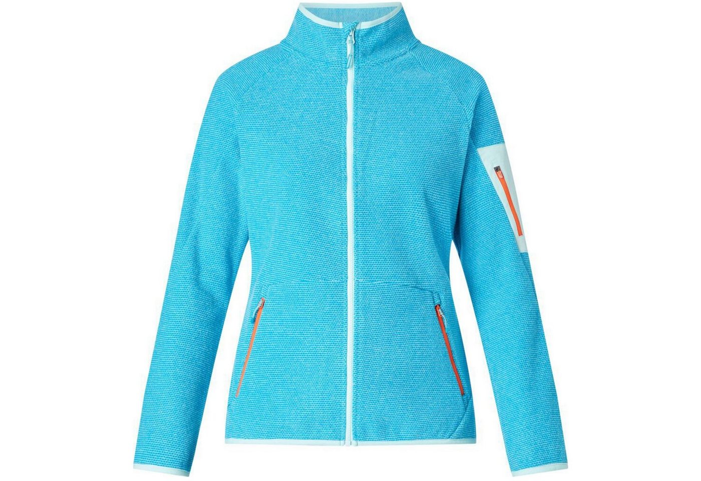 McKINLEY Fleecejacke Tallac II wms - Damen Fleecejacke - hellblau/orange von Mckinley